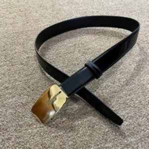 Gucci Black Leather Belt
